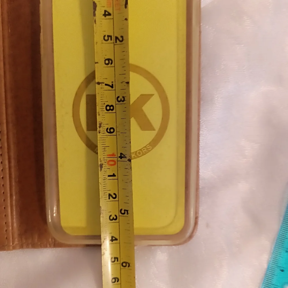 Micheal Kors dark and light blue phone case wallet